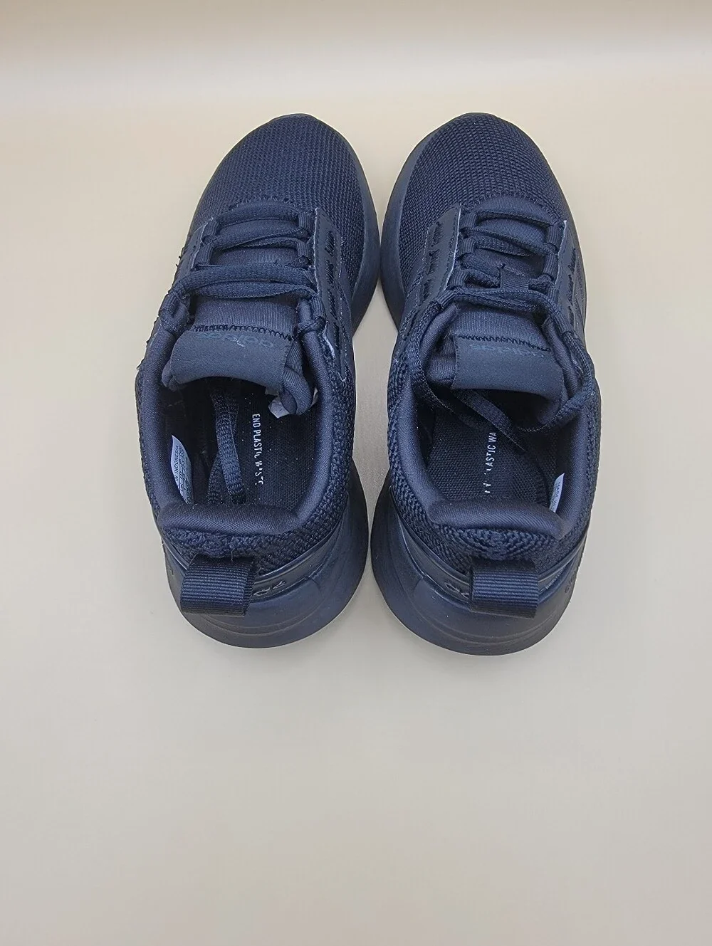 Adidas Racer TR21 Little Kids Shoes Size 1.5 Black Boys Girls Cloudfoam Running